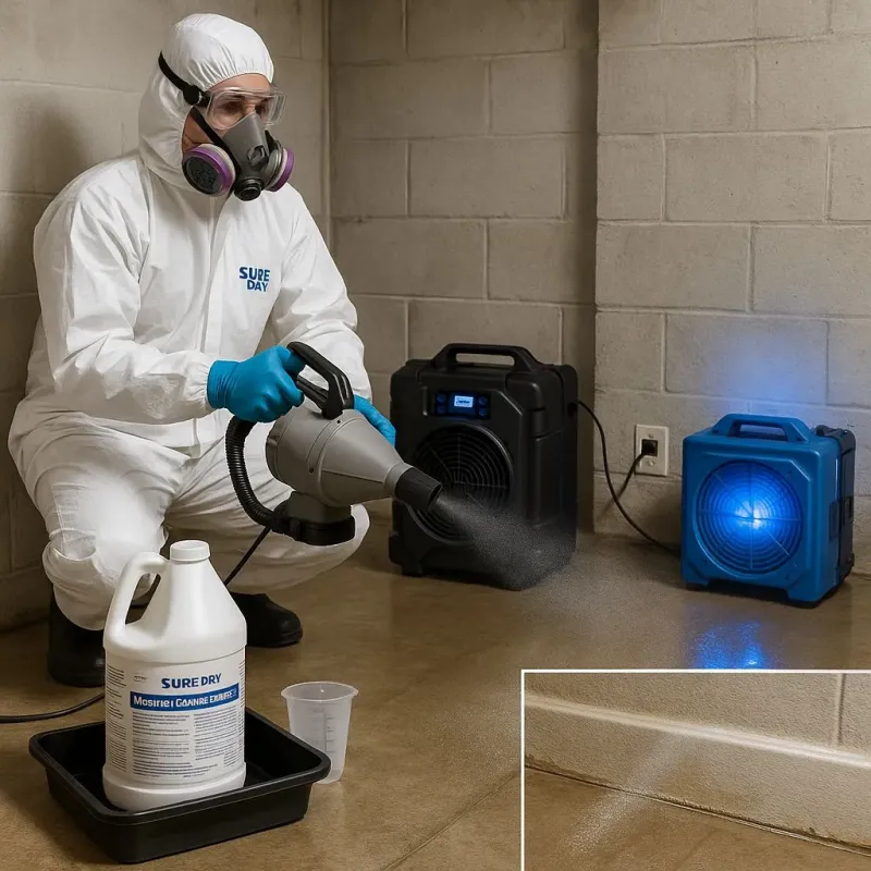 Sanitization and Odor Removal process in Wentzville, MO